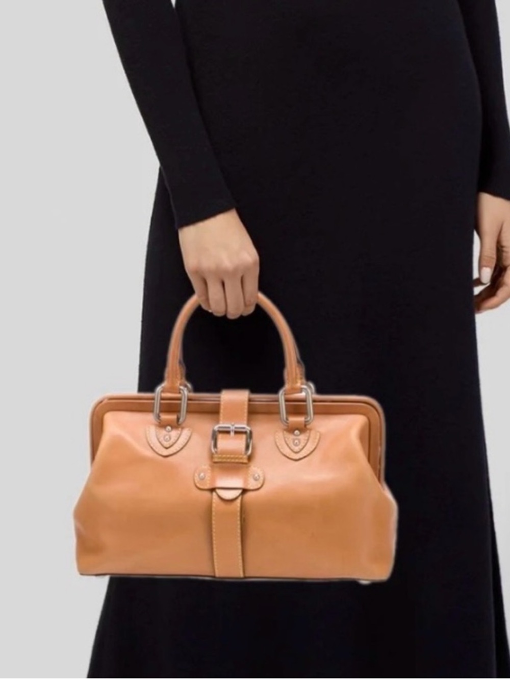 Marc Jacobs Camel Leather Satchel